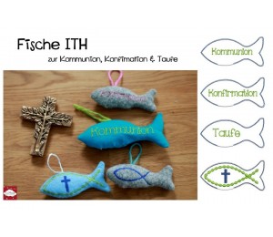 ITH Anhänger Fisch - Konfirmation, Kommunion, Taufe